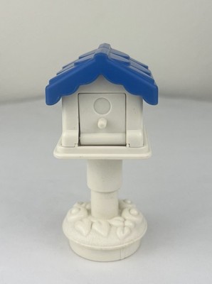 Fisher Price Little People Mail Box Mailbox W/ Blue Bird House House Rare!