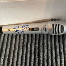 New Edition LSG Star * JOHNNY GILL * Signed Autograph Microphone 🎤 ACOA CERT