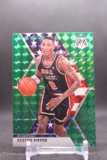 Scottie Pippen #256 2019-20 Panini Mosaic Green Prizm USA