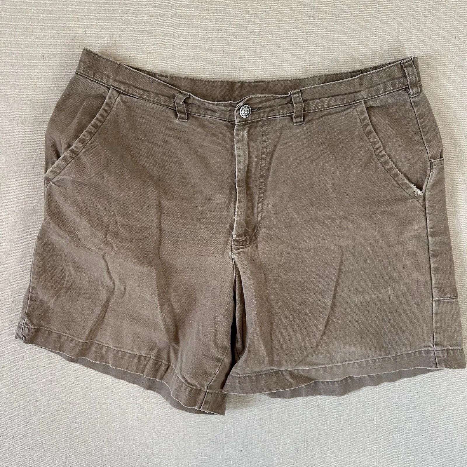 Vintage Patagonia Shorts Mens 36 Brown Organic Cotton Stand Up Hiking Outdoors