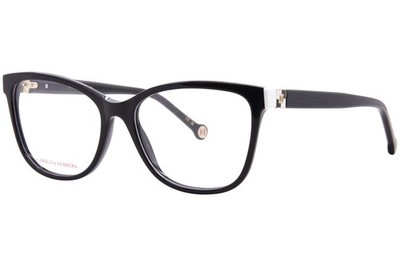 Carolina Herrera HER-0239 80S Eyeglasses Women's Black/White Full Rim 55mm