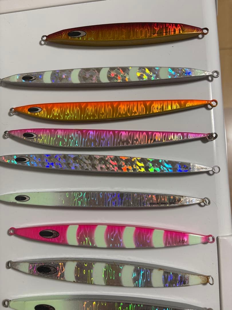 Keitanzig iron jig, many, with case, 120g-200g - Image 4