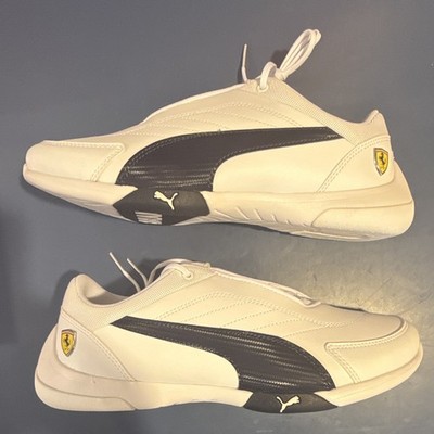 Puma Ferrari SF Kart Cat III Mens Size 7.5 White Peacoat Sneaker Shoe 339936-03