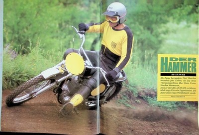 Motorrad Classic 1104) BSA B 50 MX mit 38PS in einer seltenen Vorstellung auf 6