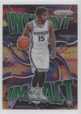 2021-22 Panini Prizm Instant Impact Green Prizm Davion Mitchell #19 8d4