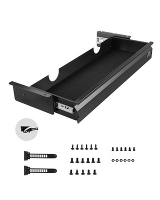 VEVOR 26 in Under Desk Drawer Organizer Slide-out Drawer Space Saver for Office