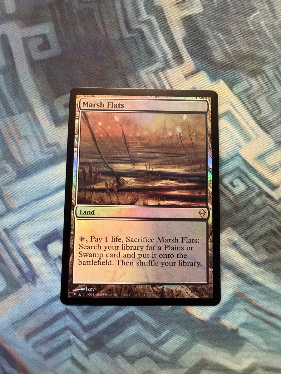Marsh Flats Magic: The Gathering Wizards of the Coast Rare