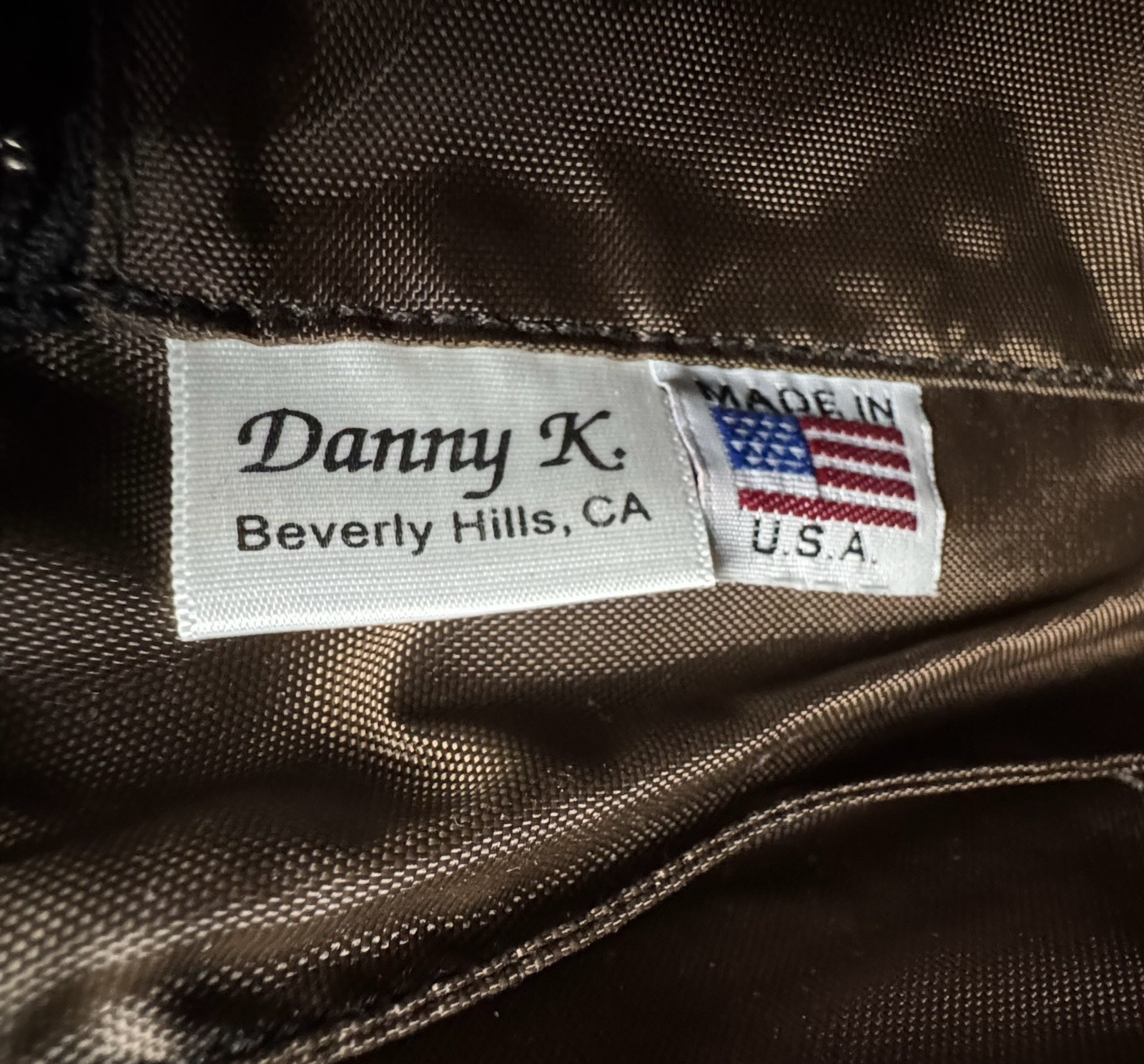 Brown Geometric Patchwork Tapestry Crossbody Bag … - image 9