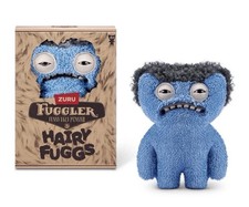 Zuru Fuggler Hairy Fuggs Old Gnawing Terror Blue 9" Funny Ugly Monster Plush NEW