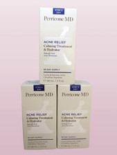 PERRICONE MD ACNE RELIEF CALMING TREATMENT  HYDRATOR 2 OZ BOXED LOT OF 3