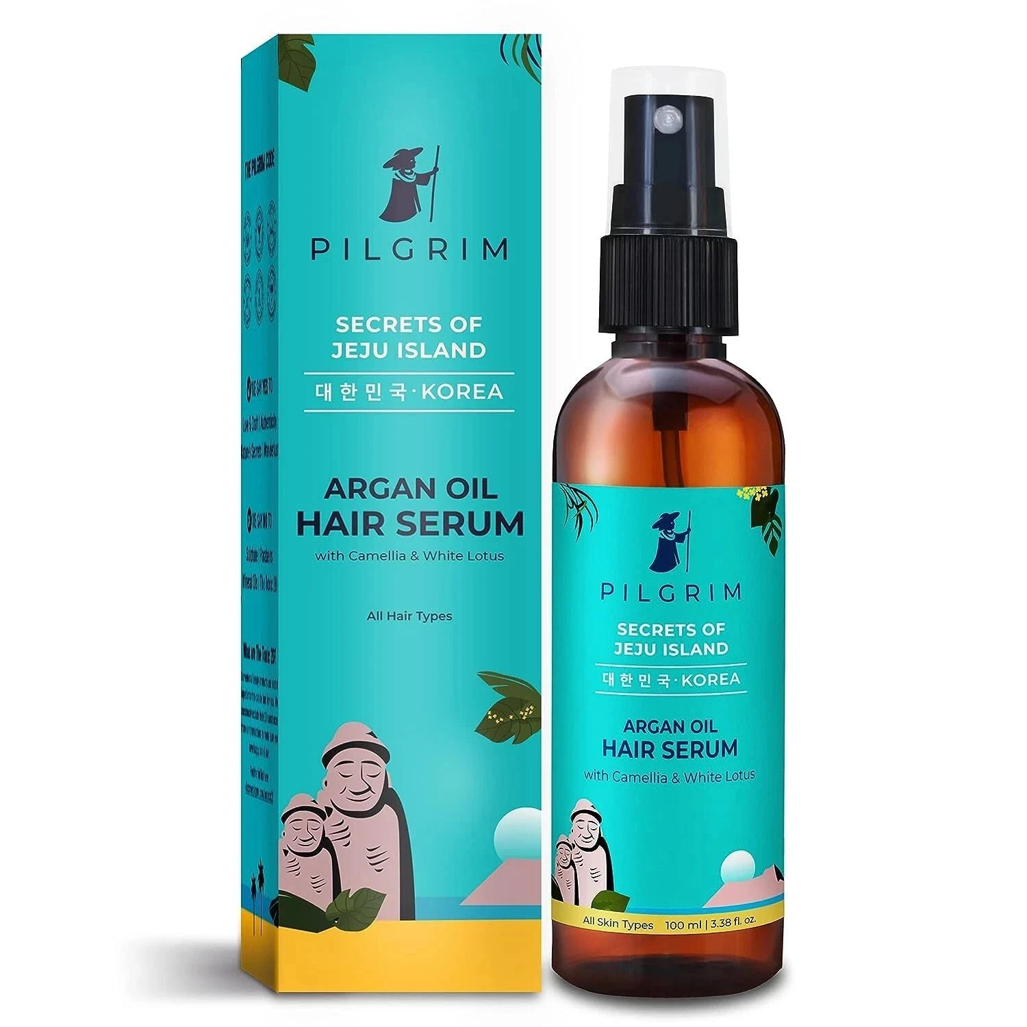 Pilgrim Argan Oil Hair Serum For Dry Frizzy Hair 100ml