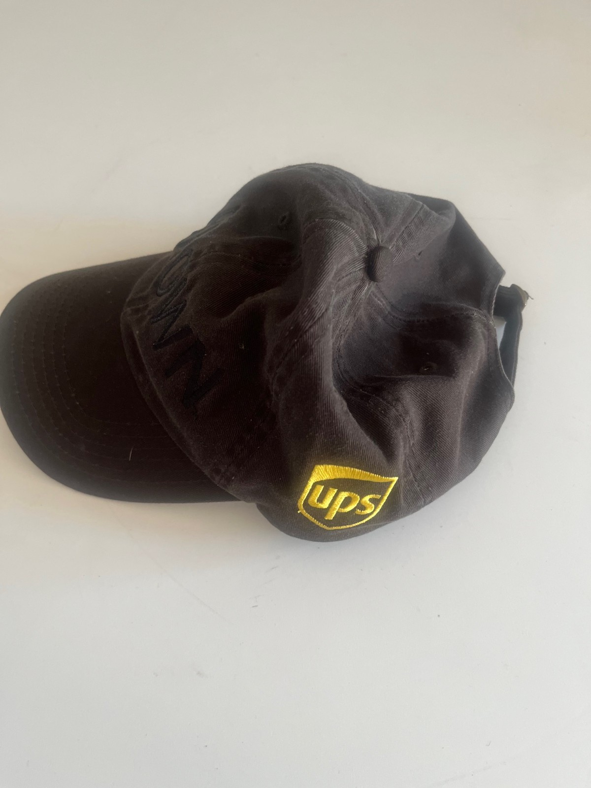 UPS Brown Spellout Adjustable Strap Baseball Cap … - image 6