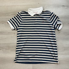 Brooks Brothers Mens Original Fit Performance Polo Short Sleeve Striped Large