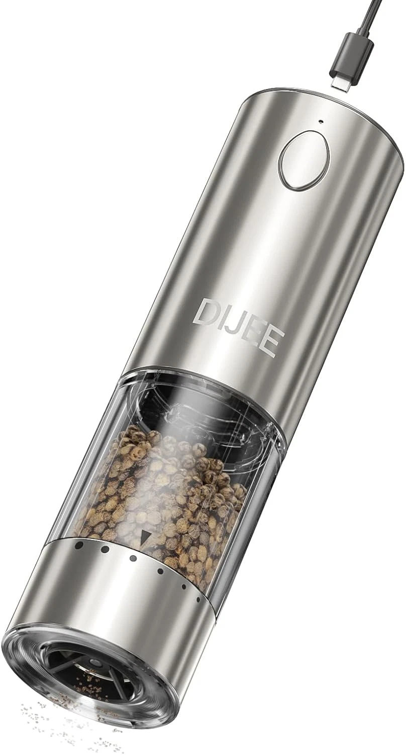 Electric Salt and Pepper Grinder Rechargeable Pepper Mill Shakers with LED Light
Opens in a new wind