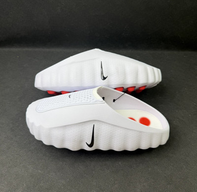 NWT Nike Mind 001 white Chrome Men's Slides Sandals HQ4307-001 Multiple Sizes