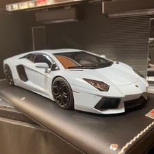 MR Collection 1/18 Lamborghini Aventador LP700 Light Blue Diecast Model New