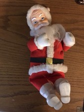 Vintage Ruston Musical Rubber Faced Santa