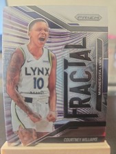 2025 WNBA Panini Prizm Fractal COURTNEY WILLIAMS Lynx 10 🏀 NEW in Protector