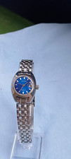 Citizen Eco-Drive Damen Armbanduhr Titan Blaues Zifferblatt Datum 100m