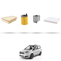 Hoffcar Set Service - 4 Filter FüR Ford Transit Tourneo Kurier 1.6 Tdci 70Kw