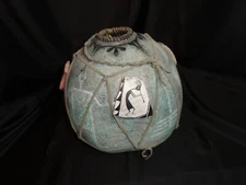 Native American VESSEL Artistic Creation SIGNED Ralph Aragon HAND PAINTED 10"