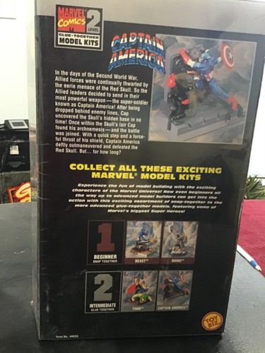 Marvel comics, model kits, hulk, beast, silver surfer, and Captain America - Picture 9 of 9
