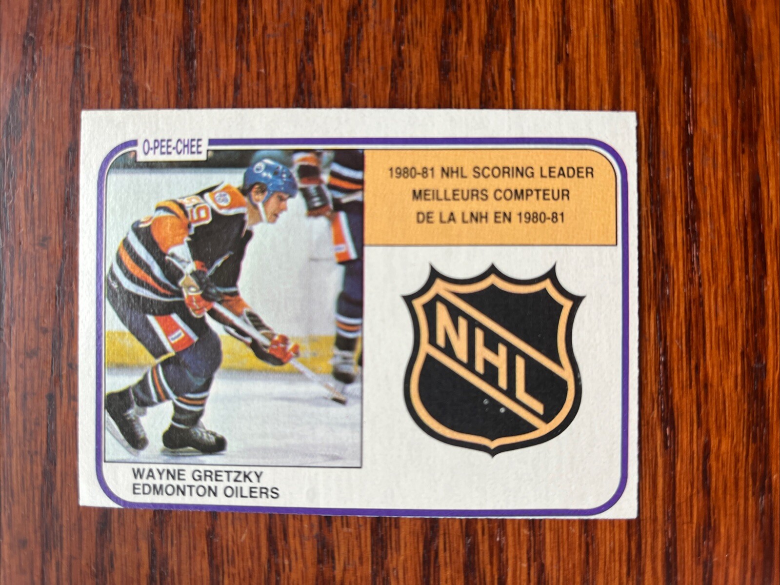 1981-82 OPC O Pee Chee Hockey #384 Wayne Gretzky Scoring Leader HOF