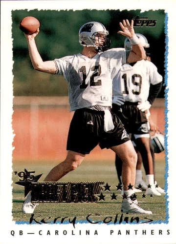 1995 Topps #224 Kerry Collins RC Rookie Card