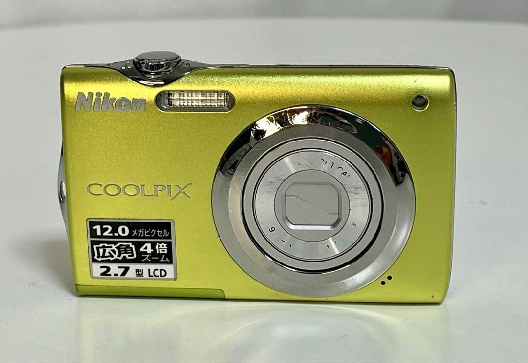 Nikon Digital Camera COOLPIX S Series S3000 Green 4x 12MP
