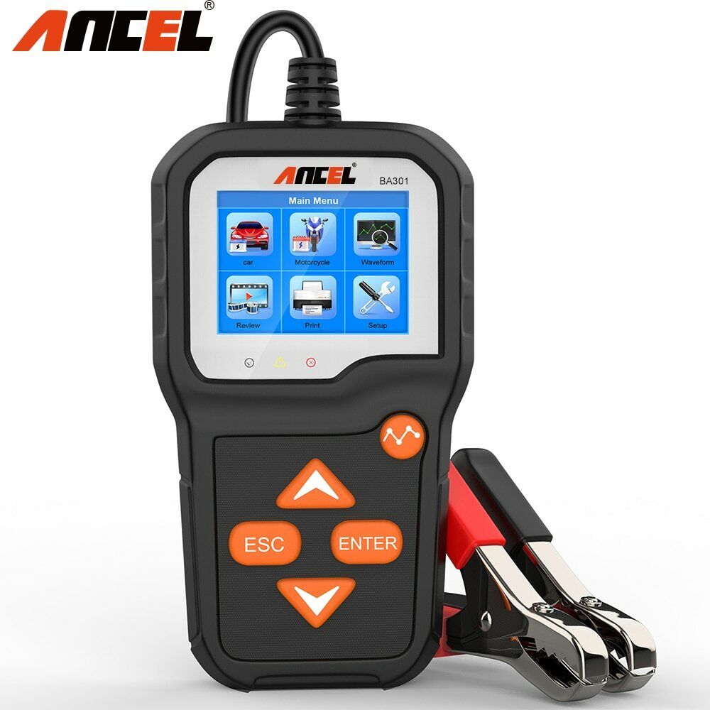 Ancel Ba301 6v 12v Battery Load Tester Battery Charging Voltage Tester Analyzer Ebay