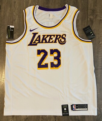 Nike Lakers LeBron James ユニフォーム 23 Nike Lebron James #23 Jersey LA Lakers Black Mamba Edition