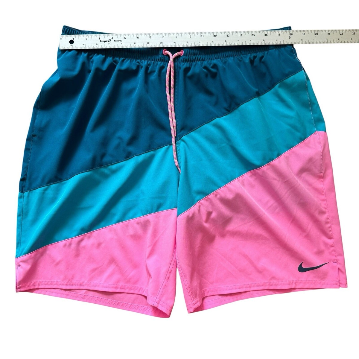 水着・ラッシュガード NIKE / SWOOSH TWO TONE COLOR SWIM SHORTS NIKE Men's Shorts Swim Trunks Color Surge 9”-Pink Spell