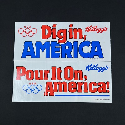 1984 Giveaway: KELLOGG'S Bumper Sticker 