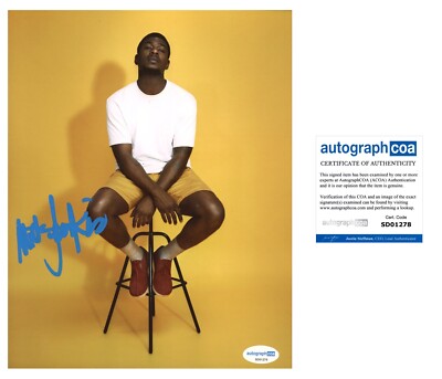 MICK JENKINS SIGNED RAPPER THE PATIENCE WAVES 8x10 PHOTO - ACOA COA