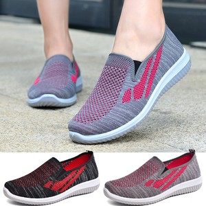 Women-039-s-Walking-Shoes-Sneakers-Mesh-Slip-On-Lady-Girls-Shoes-Platform-Loafers