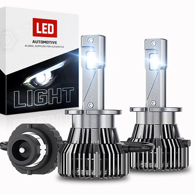 For MAZDA 3 2014-2016 2PCS D4S D4S LED Headlight High Low Beam Replace HID Xenon