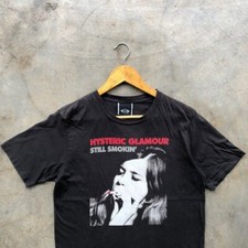 Vintage hysteric glamour still smokin short sleeve black color shirt KV35910