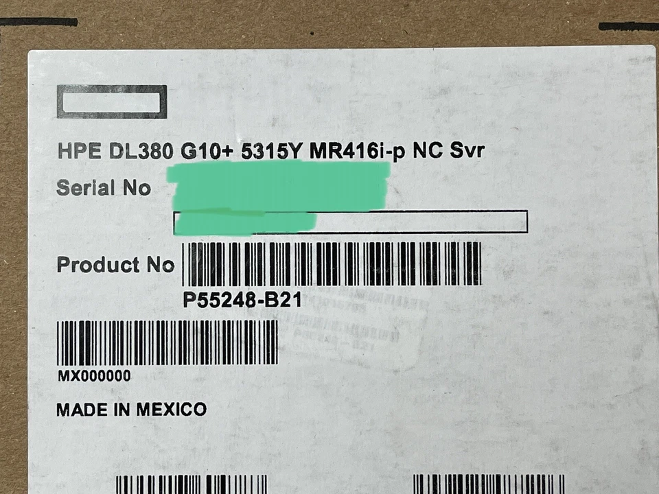 HPE DL380 Gen10+Plus Xeon 5315Y 8C 32GB 8SFF MR416i-p 800W PSU SATA/SAS/NVMe 10G - Image 2 of 4