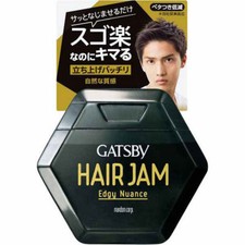  GATSBY Hair Jam EDGY NUANCE Strong Hold Hair Styling Gel 110ml NEW