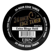 Ebin 24 Hour 24HOUR Edge Tamer Extra Mega Hold Hair Gel 2.7oz Argan Oil - NEW