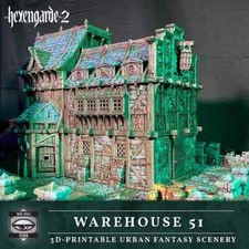Warehouse 51 Hexengarde 2 compatible w Warhammer Old World Mordheim D D Terrain