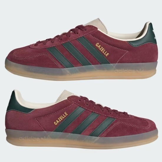Adidas Gazelle Indoor Suede Shadow Red Green JH5403 Extra Shoe‎ Lace Men\'s 10.5 adidas Originals GAZELLE INDOOR MEN main image 4