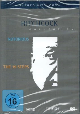 DVD Alfred Hitchcock BERÜCHTIGT + DIE 39 STUFEN (2 DVDS) # Ingrid Bergman ++NEU - Bild 1 von 3