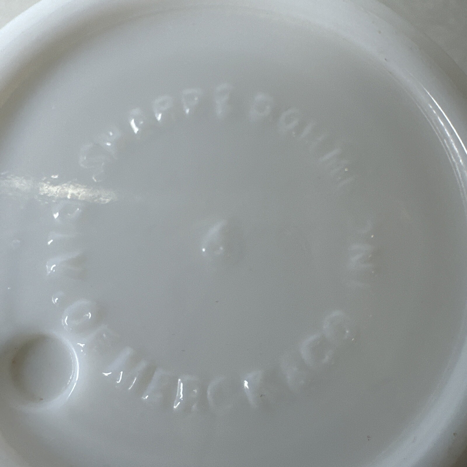 (2)Vintage Merck & Co Sharp & Dohme Milk Glass Apothecary Medicine Jars