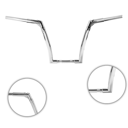 14" Rise Ape Hangers Handlebar For Yamaha DragStar 1100 DS1100 - Picture 18 of 19