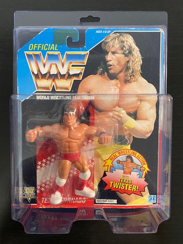 Hasbro WWF Wrestling WWF Texas Tornado US card ver...