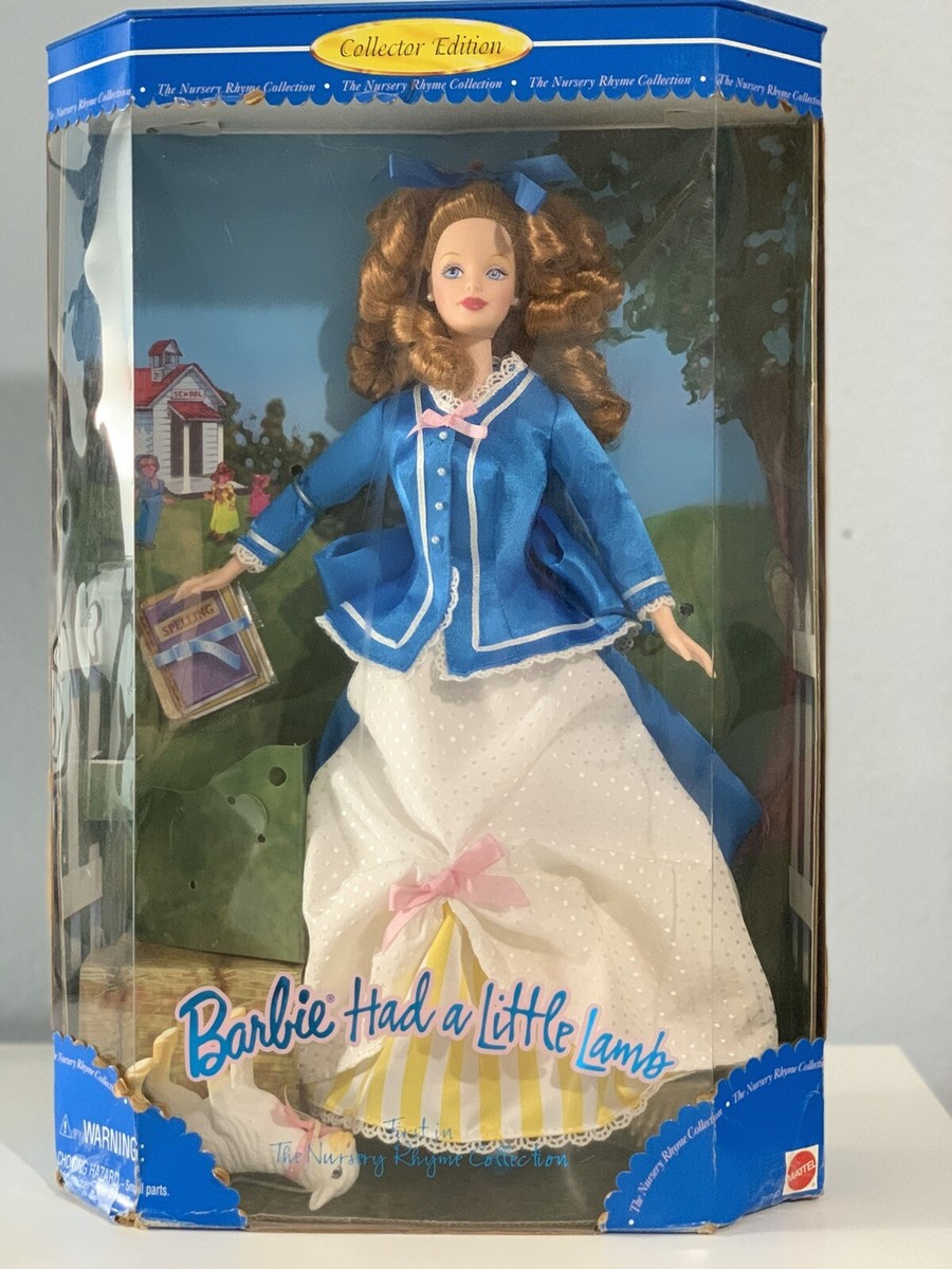 Barbie Had a Little Lamb 1999 First in The Nursery Rhyme