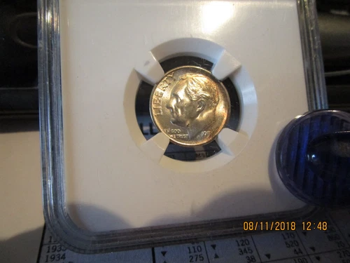 1951-S NGC Roosevelt Dime Mint State 66 Has Full Torch Bands(Not Noted On Holder