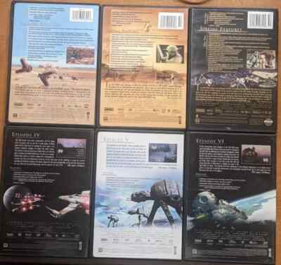 Star Wars DVD Prequel Trilogy & Original Trilogy 1-6 Widescreen
