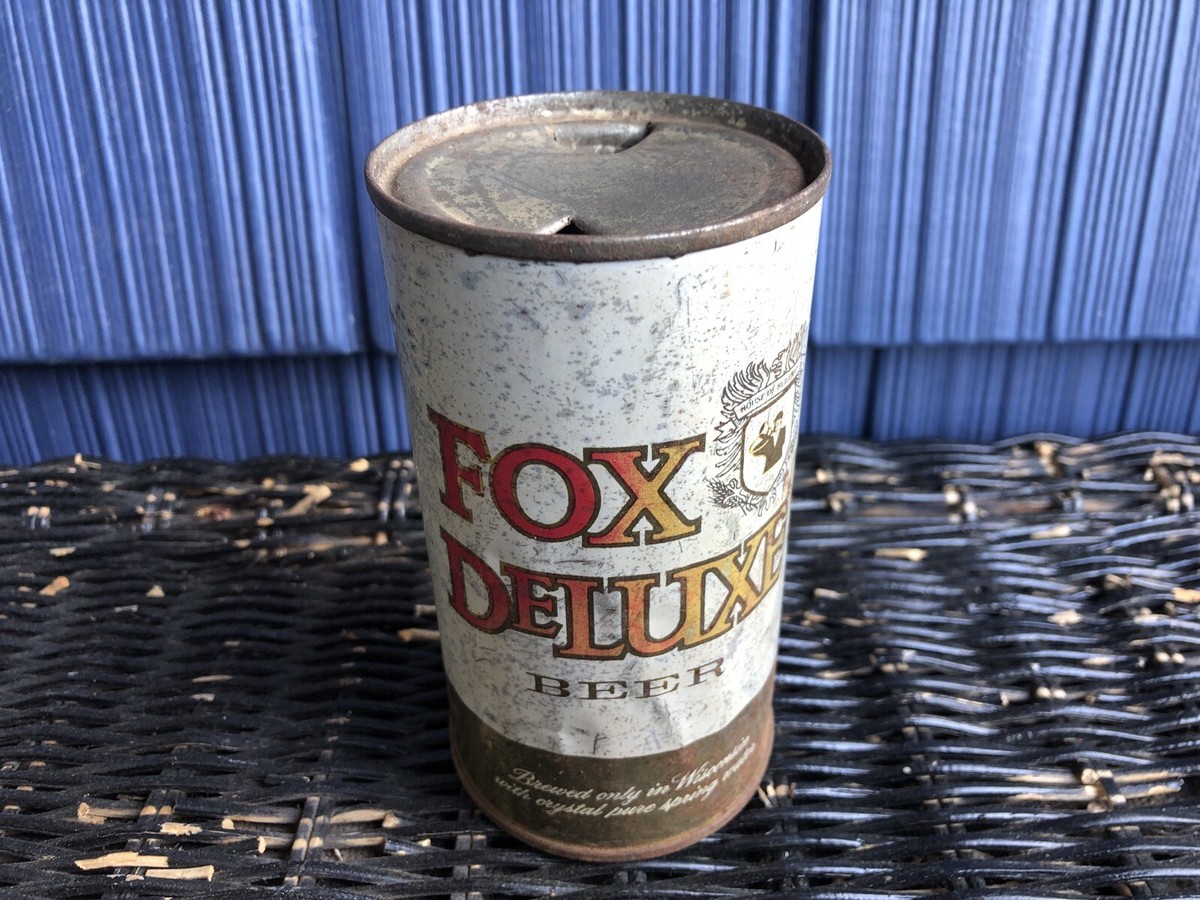 3 Vintage FOX DELUXE Flat Top Beer Can (AS-IS) | eBay